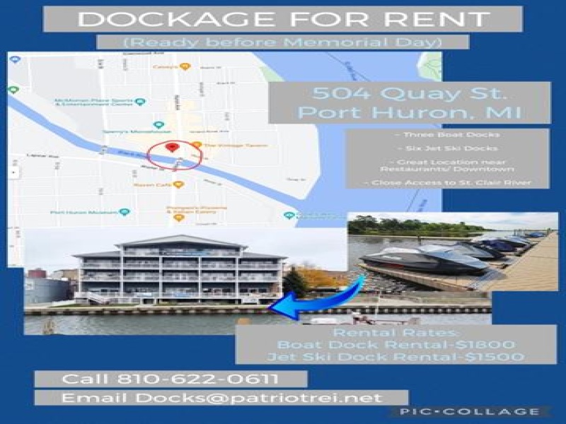 Lofts on Quay, Port Huron, Michigan 48060, ,1 BathroomBathrooms,Apartment,Boat Dock 3,Lofts on Quay,2096